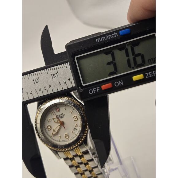 Wenger Swiss Military 79095 Date Dial 2 Tone Stainless Steel Ladies' Watch - Picture 6 of 10